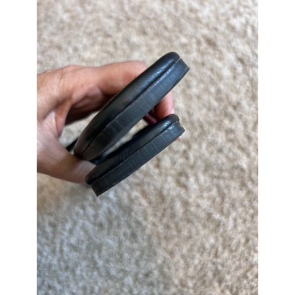 Loft Outlet Black Knotted Preppy Slide Croc Embossed Faux Leather‎ Sz 8/8.5
